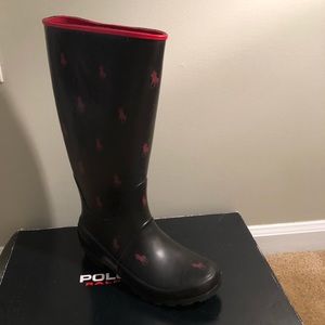 Polo rain boots